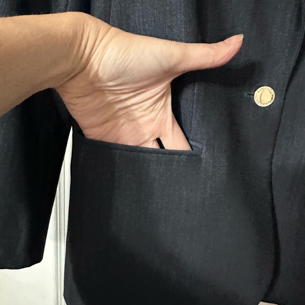 Calvin Klein Women’s Single Button Front Career Blazer - Picture 9 of 16
